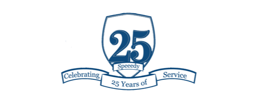 Celebrating 25 years in the Courier business!